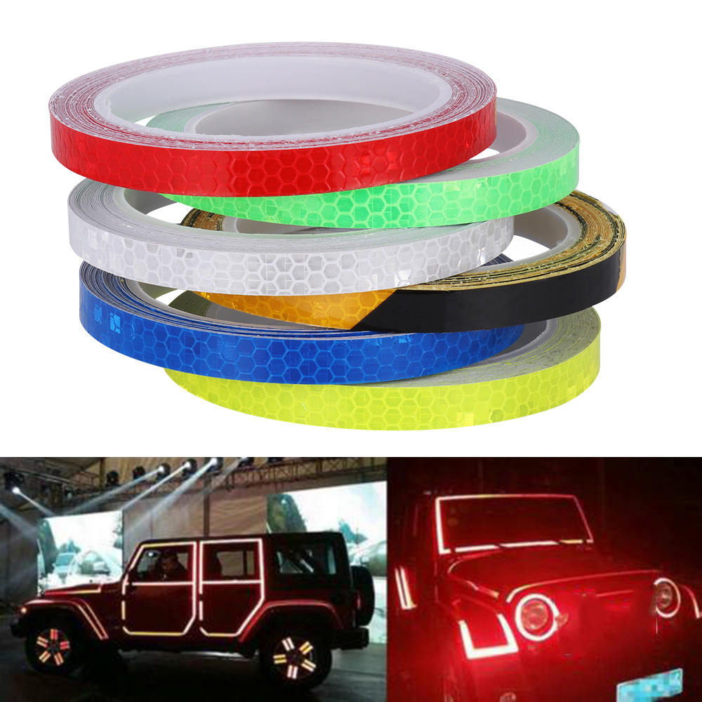 Reflective Night Riding Glow Bike Stickers Safety Tape Car - Temu