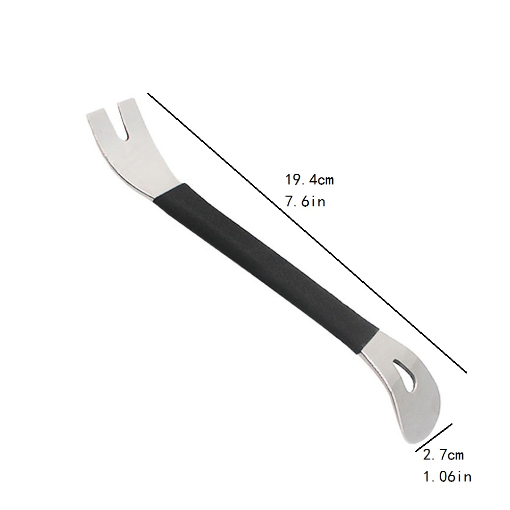 1-teiliges Werkzeug zum Entfernen der Auto verkleidung Edelstahl-Zwei-End- Verkleidung entfernungs stufe Hebel werkzeuge Tür verkleidung  Audio-Anschluss befestigungs entferner - AliExpress