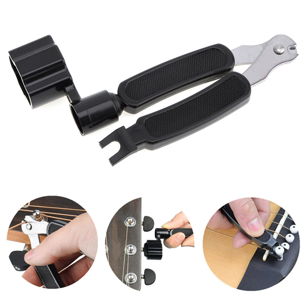 3-In-1 Guitar String Changer Winder Pin Puller Cutter