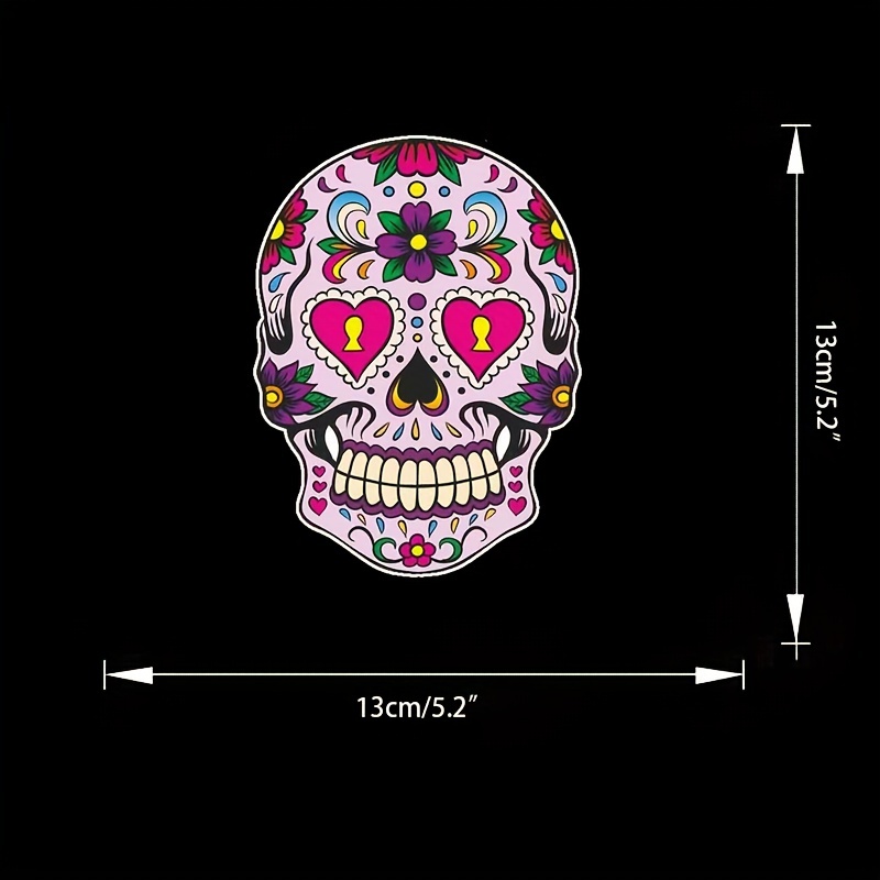 sugar skull 1' Sticker