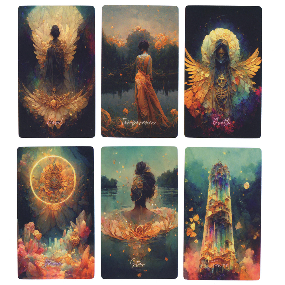 English Deck Tarot Runes Divination Cards 12x7cm
