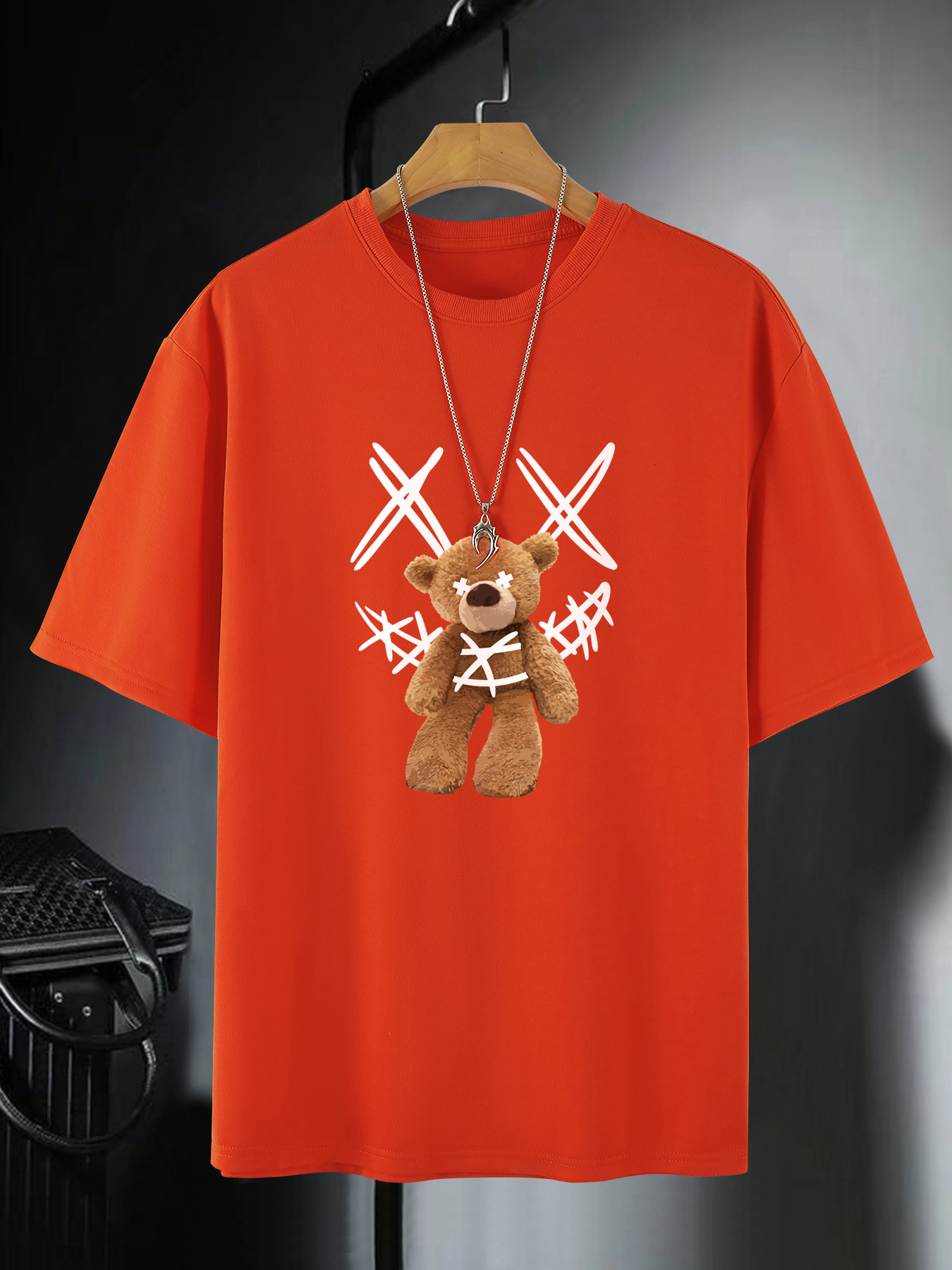 Lv Teddy Bear Shirts For Men