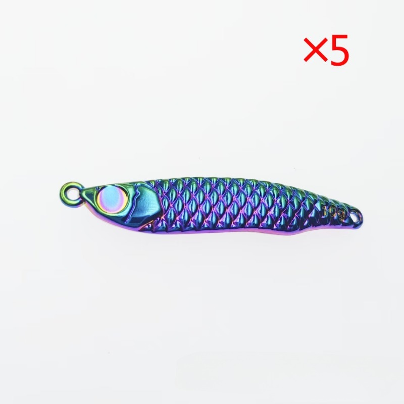 1PC Metal Jigging Fishing Lure 7/10/15/20g Rotating Hard Fish