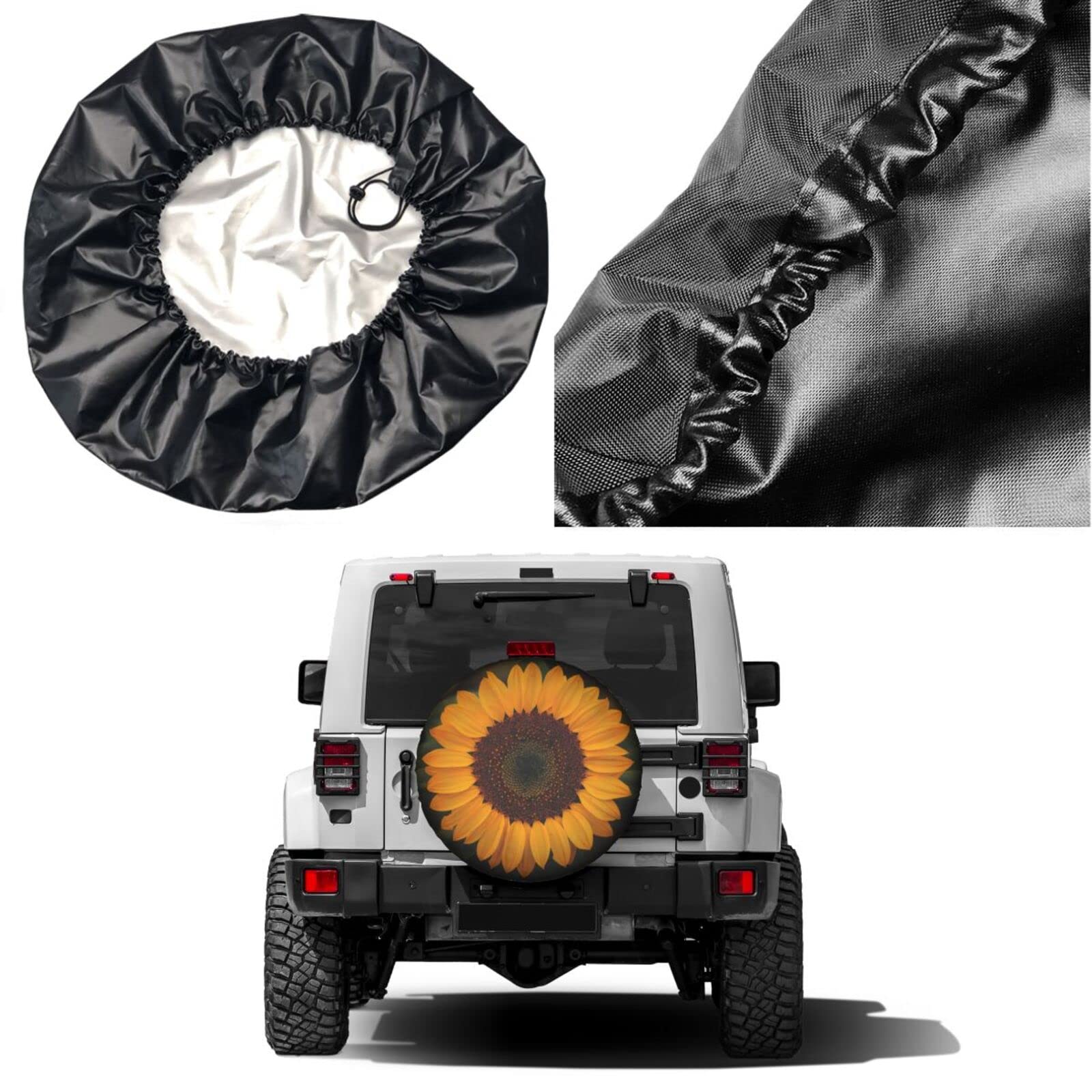Sunflower Spare Tire Cover Dust Proof Wheel Tire Cover Fit Trailer Rv Suv  And Many Vehicle Today's Best Daily Deals Temu