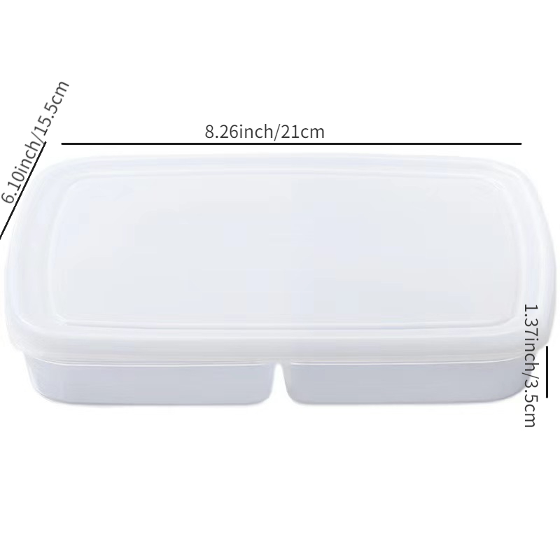 Refrigerator Storage Box Four Compartment Food Sub-Packed Onion Ginger  Vegetables Side Dishes Storage Box Kitchen Items