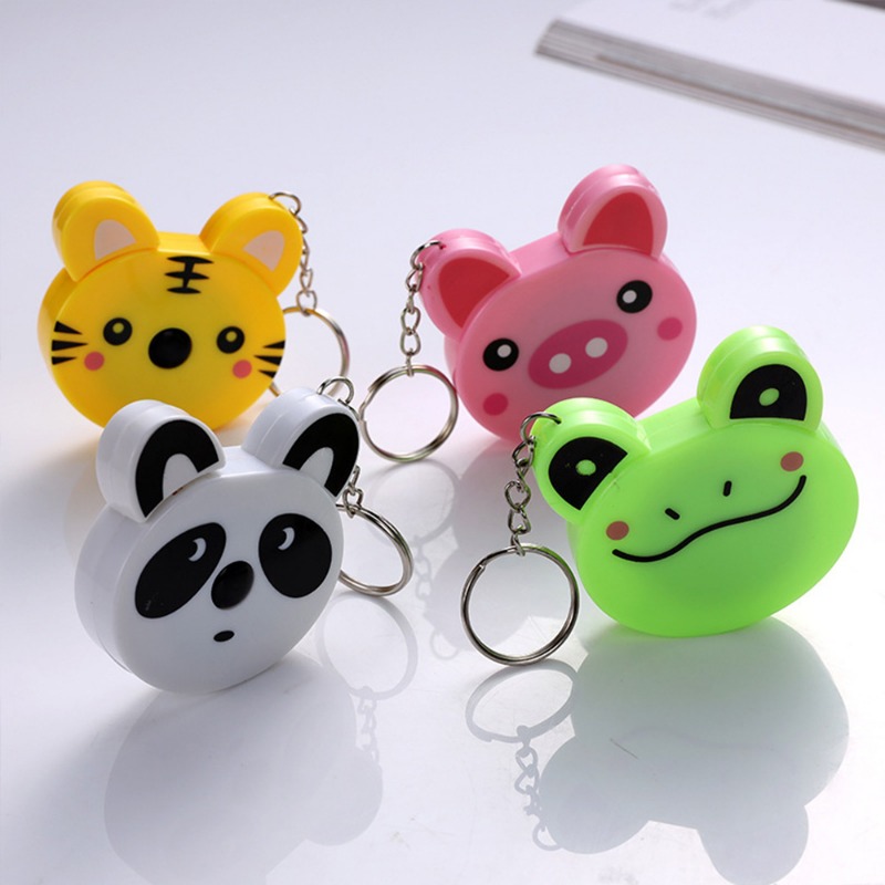 Cartoon Mini Portable Tape Measure.mini Keychain Small Tape