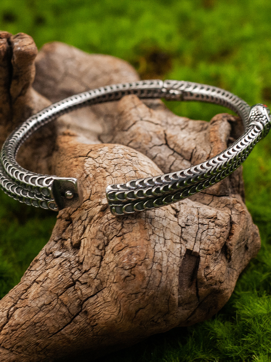 Vintage Fashion Snake Bracelet Men's And Women's - Temu