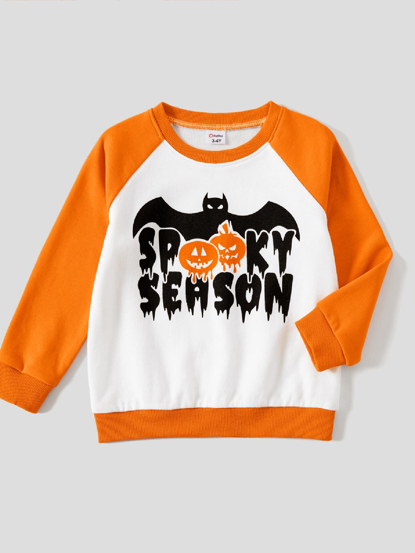 Halloween Family Matching Pumpkin & Bat Print Tops - Temu Netherlands