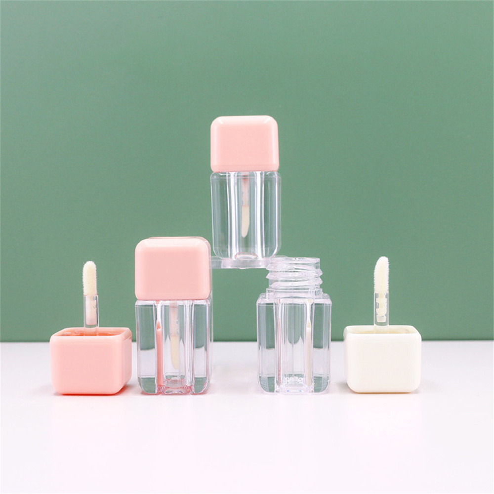 Cute Empty Lip Gloss Tube Capsule Shape Lip Balm Containers With Brush Lips  Balm Tubes Mini Refillable Lip Oil Bottles For Women Girls Diy - Temu