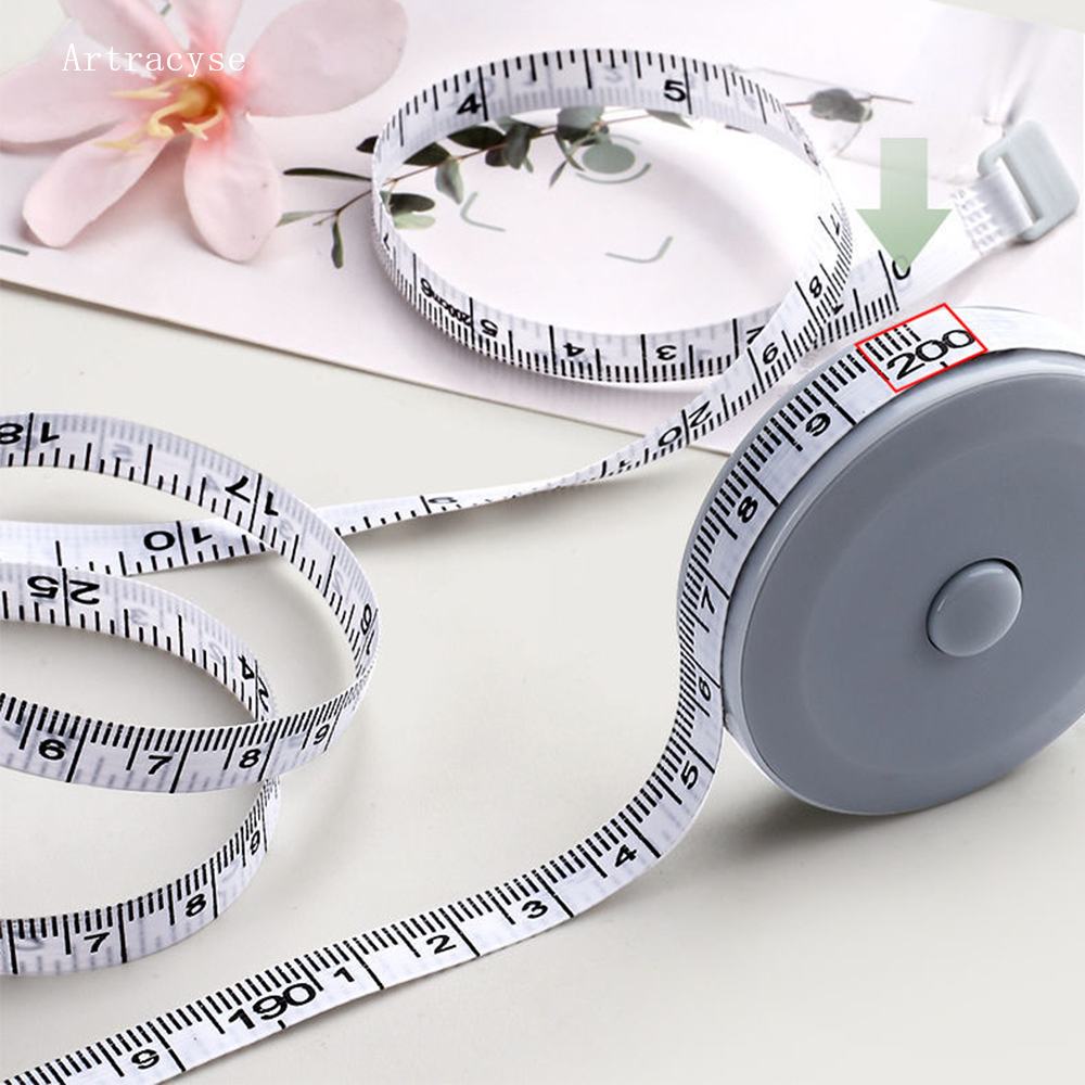 Soft Tape Measure Double Scale Body Sewing Flexible Ruler for Weight Loss