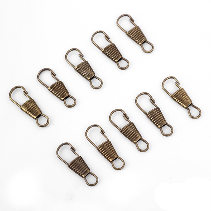 10Pcs/Set Zipper Replacement Slider Metal Removable Zipper Head