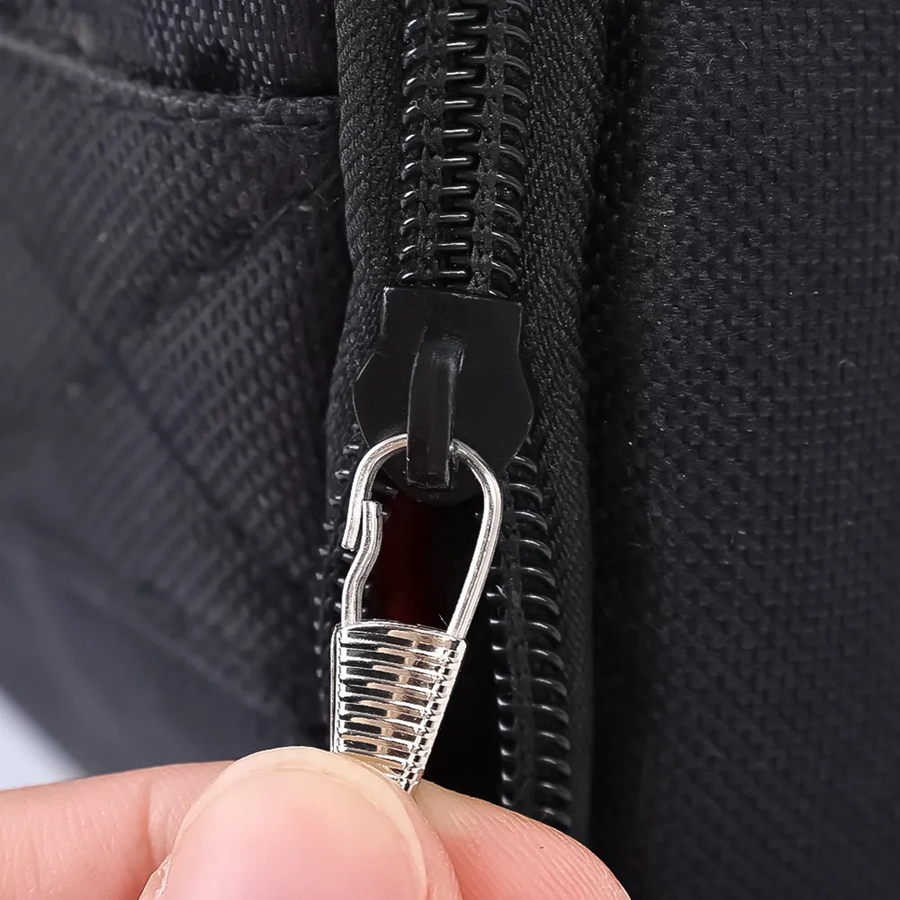 5/10Pcs Zipper Slider Pull Tab Replacement Zipper Repair Kit Metal
