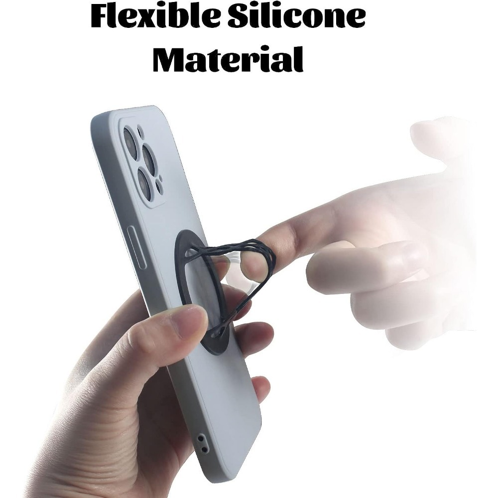 15 piezas de correa de agarre para teléfono celular, soporte elástico de  silicona de colores surtidos para la mayoría de teléfonos móviles y tabletas