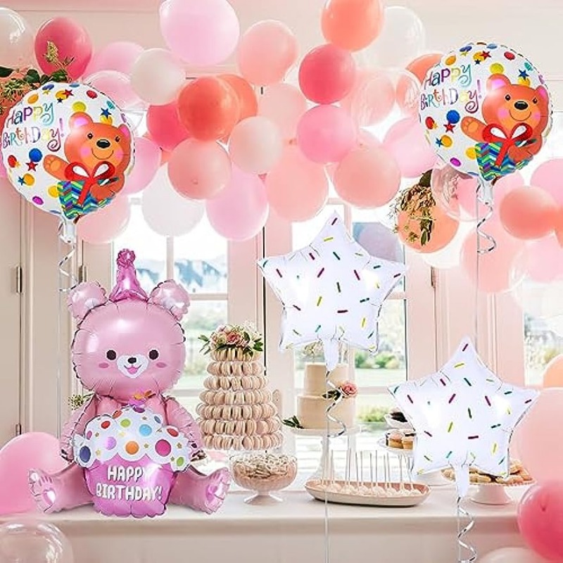 Baby Aluminum Foil Set Boy Girl Party Theme Decoration - Temu