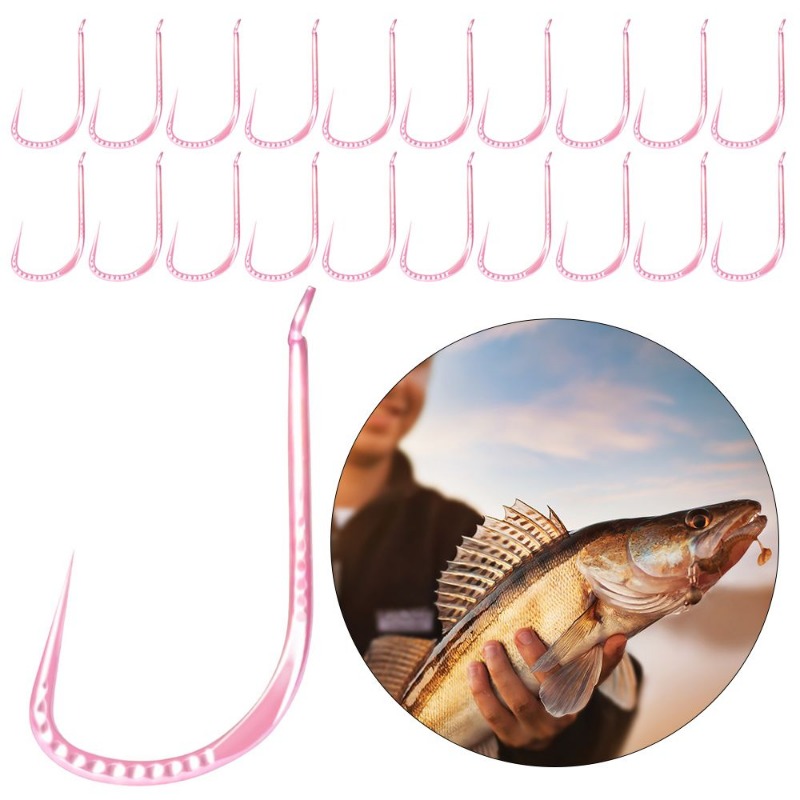 Sharp Long Handle Fish Hook Without Barb Fishing Tackle - Temu