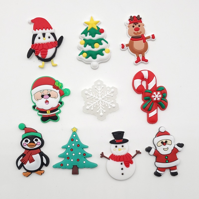 Christmas Series Kawaii Cartoon Shoes Charms For Clogs - Temu