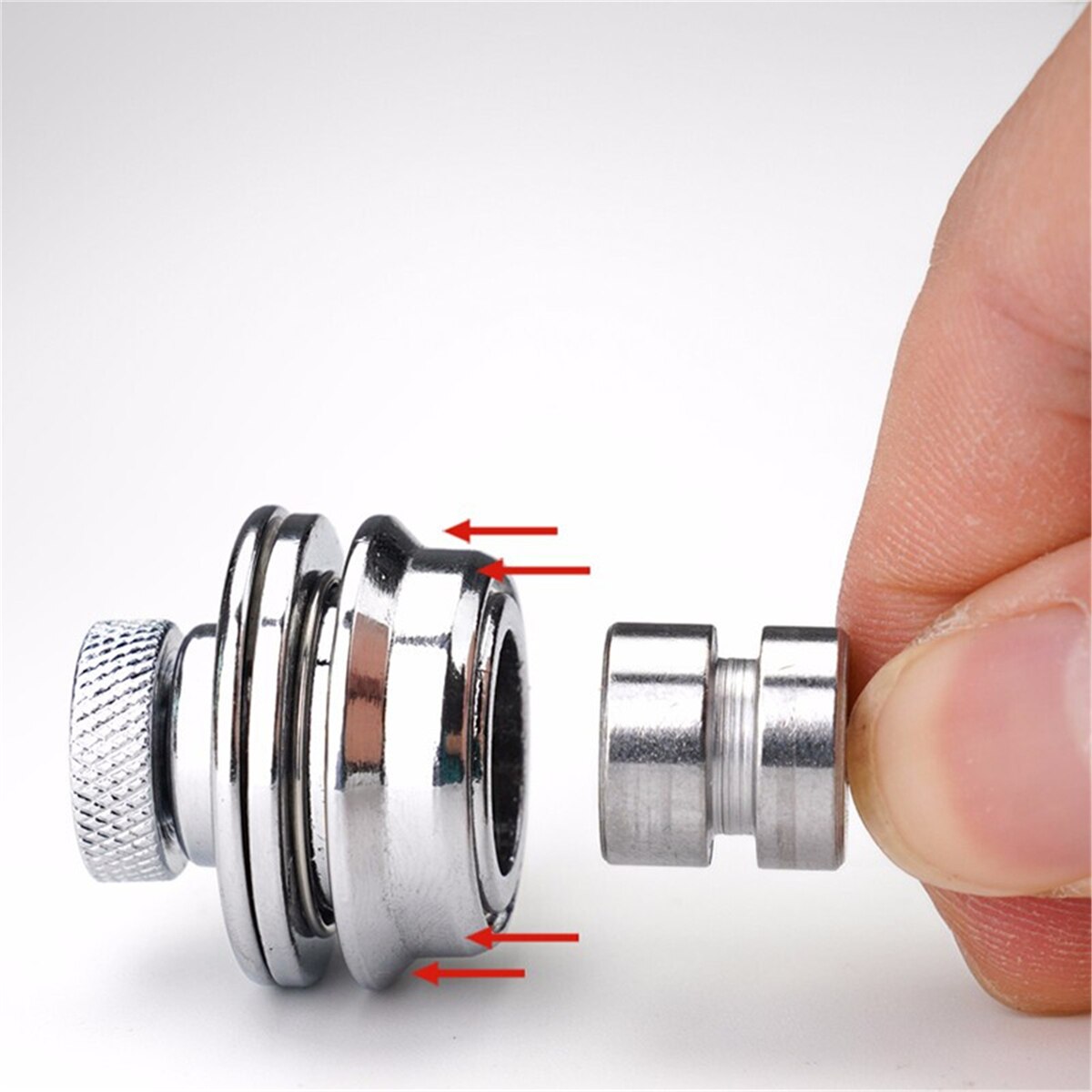 1pc Heavy Duty Guitar Strap Lock with Secure Button Locking Mechanism - Anti-Slip Straplock for Electric, Acoustic, Bass, Ukulele - Compatible with Guitar/Bass/Ukulele Straps - Durable Metal Construction (Black/, Ideal for Live Performances & Practice Sessions) - Musician Accessory, Instrument Safety, Sleek Design, Reliable Fastening, Antislip Grip, Bass Players