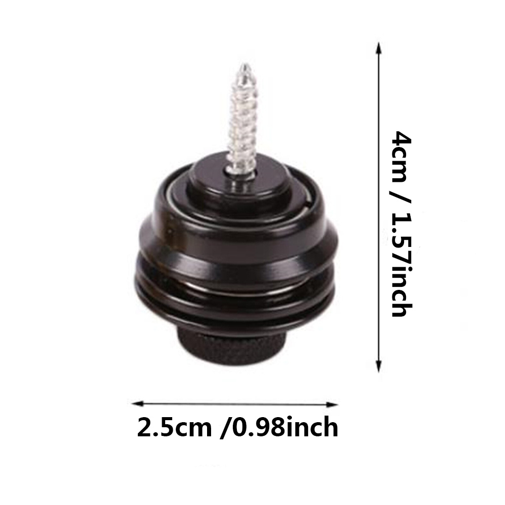 1pc Heavy Duty Guitar Strap Lock with Secure Button Locking Mechanism - Anti-Slip Straplock for Electric, Acoustic, Bass, Ukulele - Compatible with Guitar/Bass/Ukulele Straps - Durable Metal Construction (Black/, Ideal for Live Performances & Practice Sessions) - Musician Accessory, Instrument Safety, Sleek Design, Reliable Fastening, Antislip Grip, Bass Players