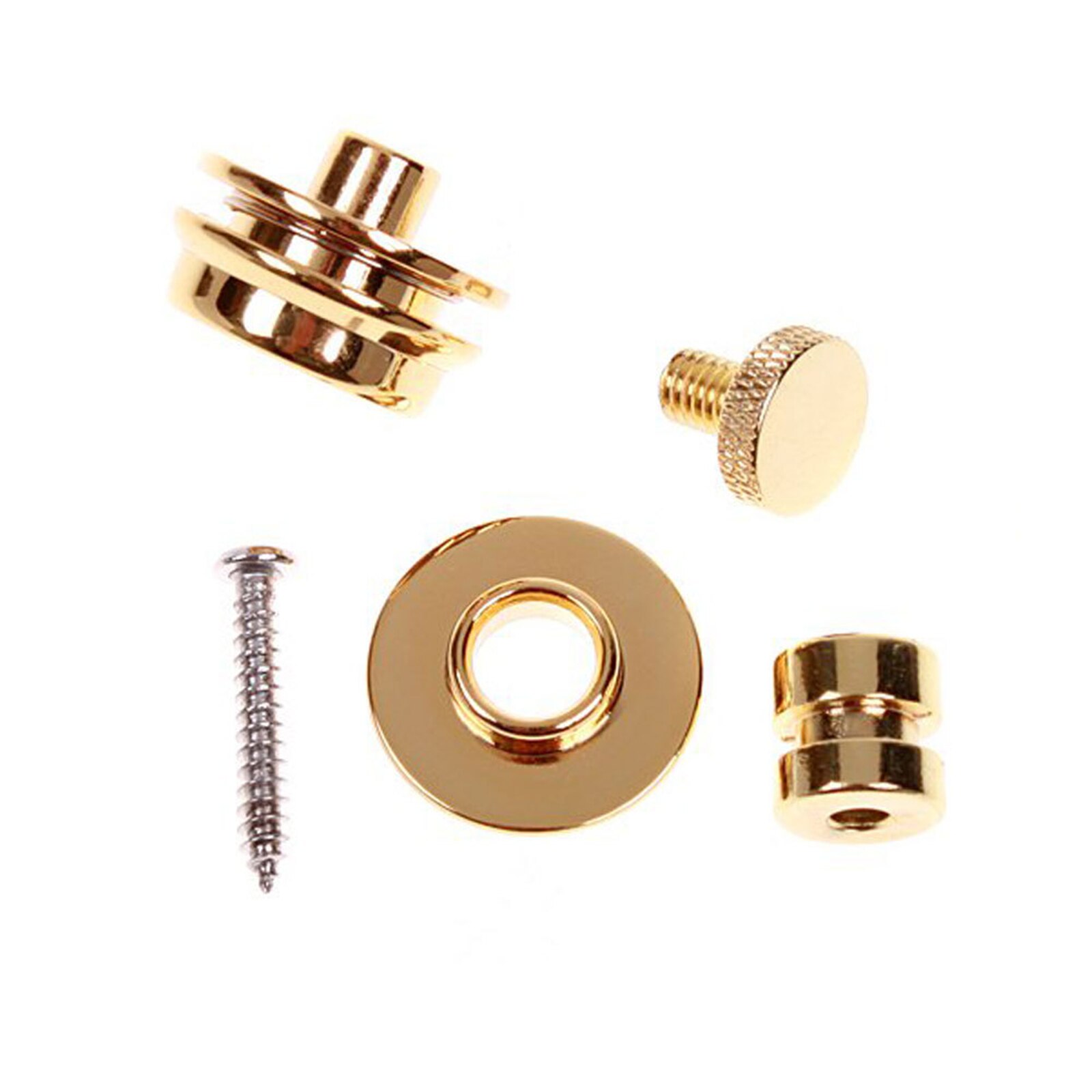 1pc Heavy Duty Guitar Strap Lock with Secure Button Locking Mechanism - Anti-Slip Straplock for Electric, Acoustic, Bass, Ukulele - Compatible with Guitar/Bass/Ukulele Straps - Durable Metal Construction (Black/, Ideal for Live Performances & Practice Sessions) - Musician Accessory, Instrument Safety, Sleek Design, Reliable Fastening, Antislip Grip, Bass Players