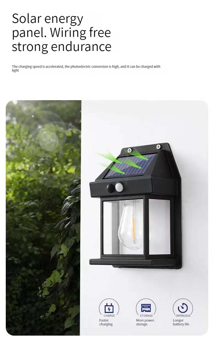 2 4pcs outdoor tungsten bulb solar lamp waterproof motion sensor human induction solar garden light yard garage light details 1