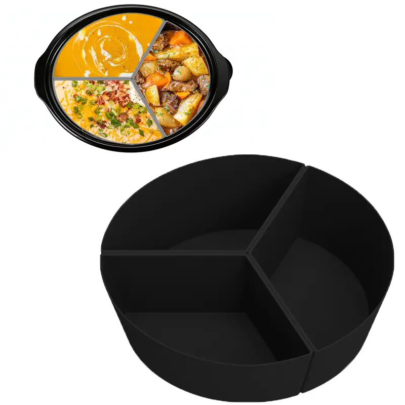 Food-grade Silicone Slow Cooker Liners, Reusable, Fit 6qt Crockpot