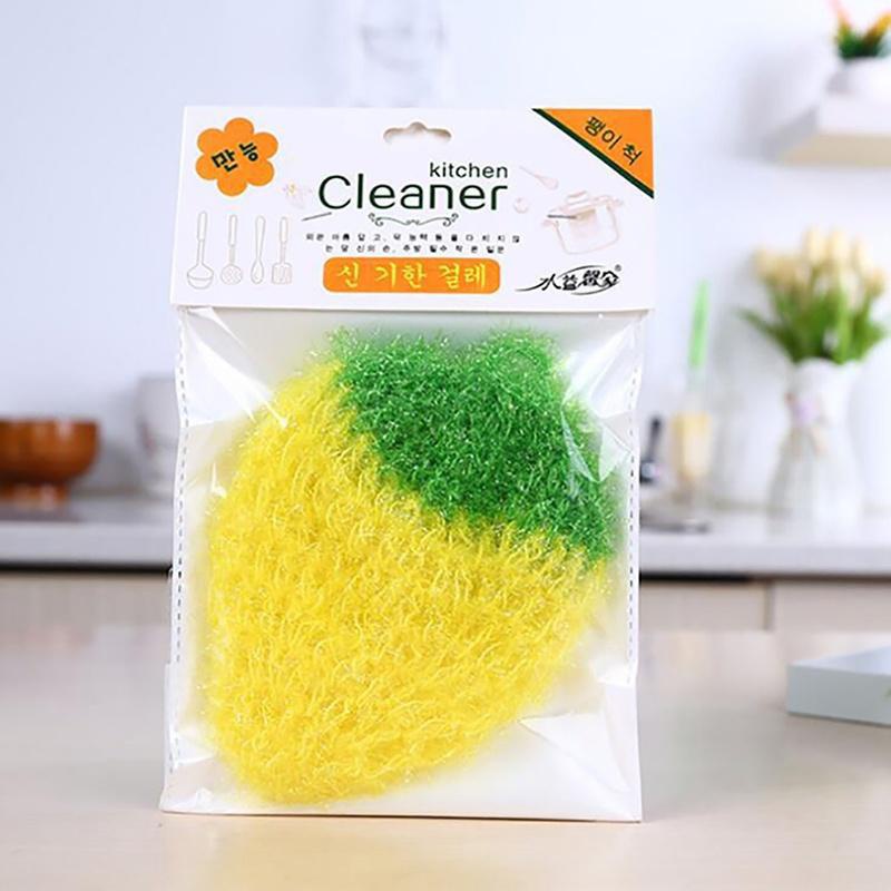 Creative Toast Shape Dish-washing Sponges Washable Scrubber Tools for Pots  Dishes Kitchen Accessories Household Cleaning Gadget