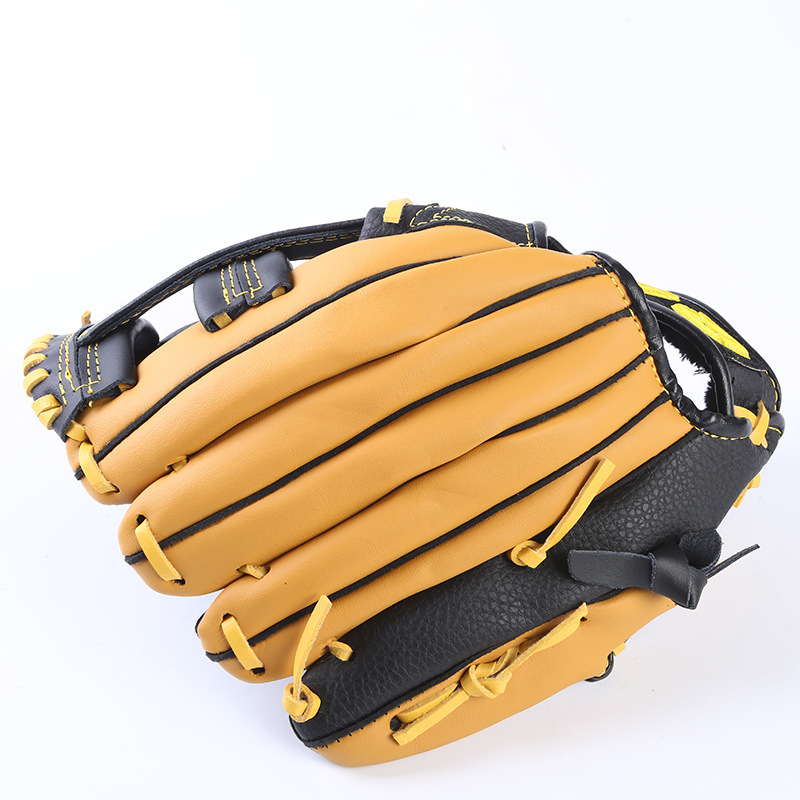 Cheap 12.5in Outdoor Sports Baseball Glove Softball Practice Equipment  Thicken Infielder Pitcher Baseball and Softball Mitt for Adults and Youth  and Kids