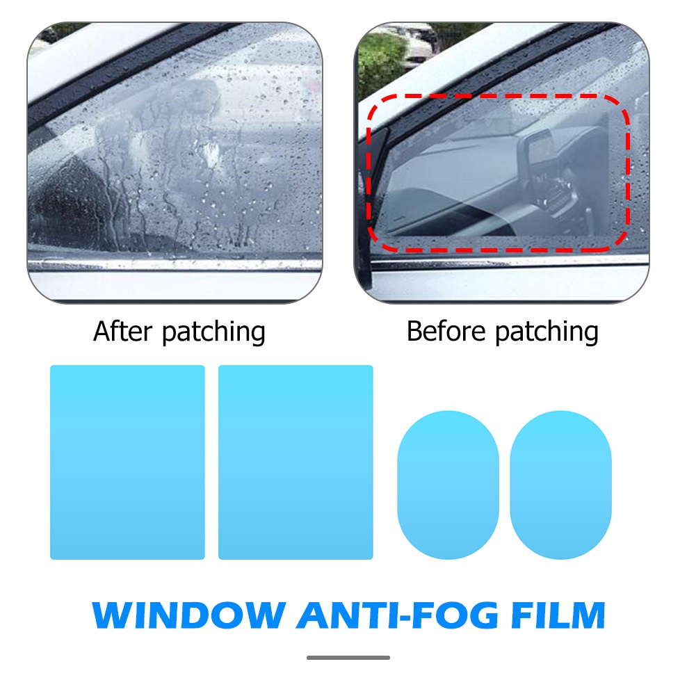 Car Side Rearview Mirror Waterproof Anti fog Film Side - Temu