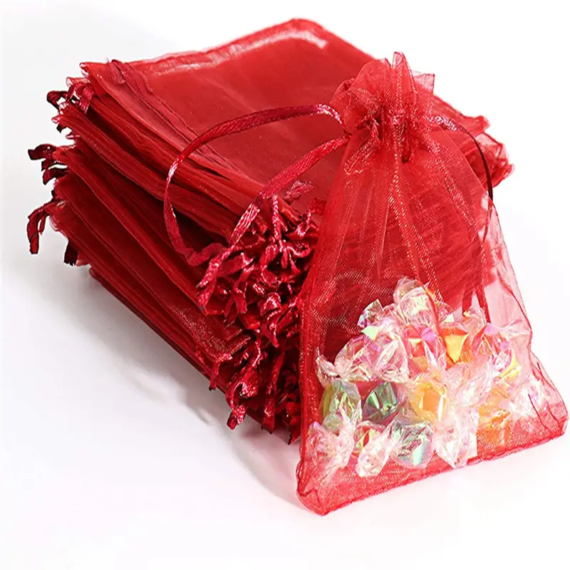 500 pezzi sacchetti regalo rosa amore sacchetto di imballaggio di nozze  sacchetto di immagazzinaggio con coulisse sacchetto di gioielli sacchetti  regalo piccoli sacchetti di bustine di Organza - AliExpress