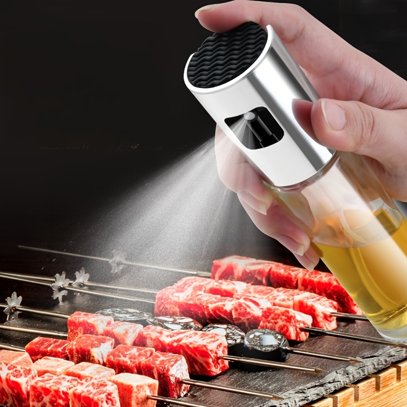 Plastic Cooking Oil Dispenser Spray-top Kitchen No Leaks for Pans Air Fryer