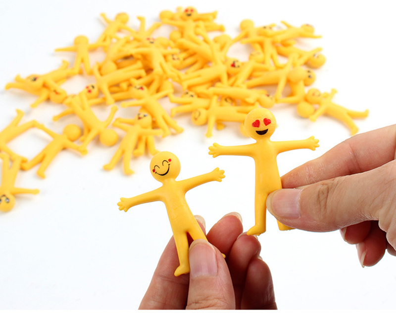 8-20 piezas divertido pequeño hombre Squishy Fidget juguetes antiestrés  adultos niños Rising alivio del estrés Squeeze juguetes niños carisma  juguetes de regalo