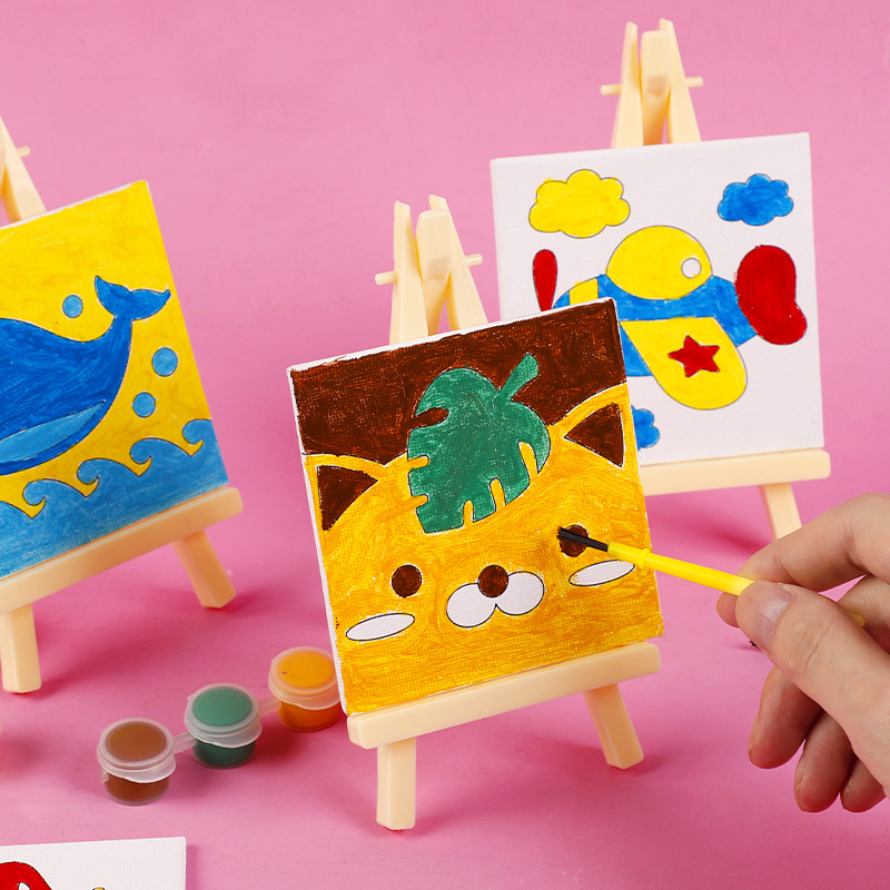 Wooden Mini Easels Frame Painting Canvas Drawing Boards kids - Temu