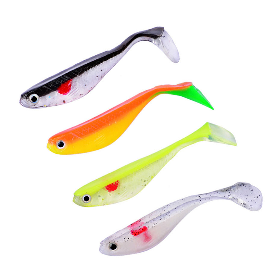 Wholesale Soft Silicon Worm Bait T Tail Soft Fish Lure for Fishing