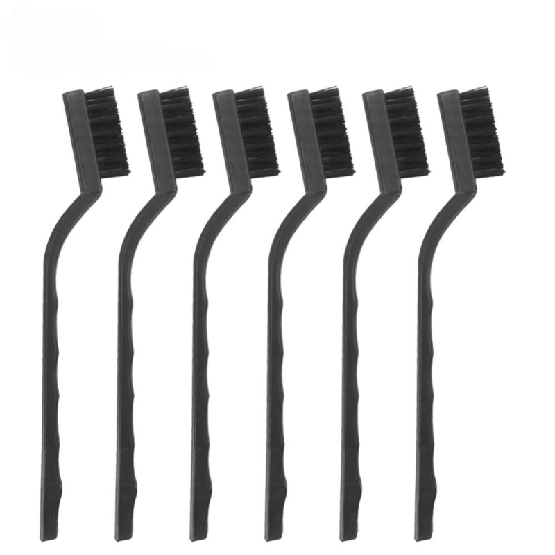 6PCS Small Wire Brushes for Cleaning Metal Brushes Brass Wire