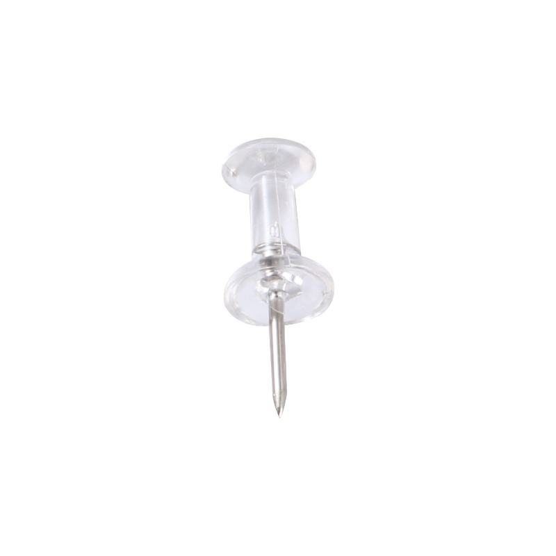 100pcs Transparent Special Shaped Plastic Push Pins