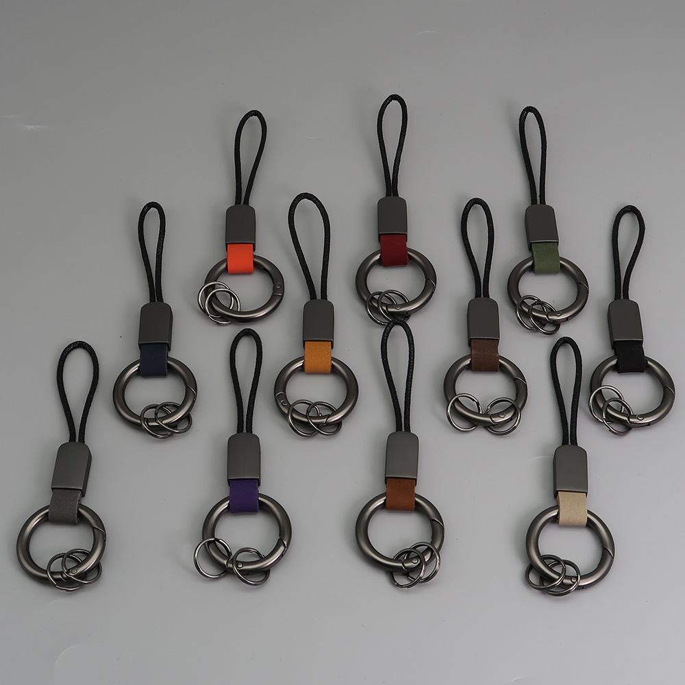 Creative Spoon Ring Keychain Pendant for Car Men Women