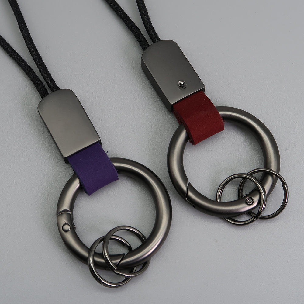 Creative Spoon Ring Keychain Pendant for Car Men Women