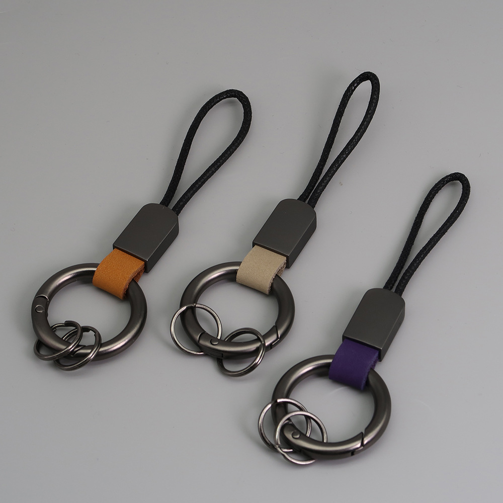 Creative Spoon Ring Keychain Pendant for Car Men Women