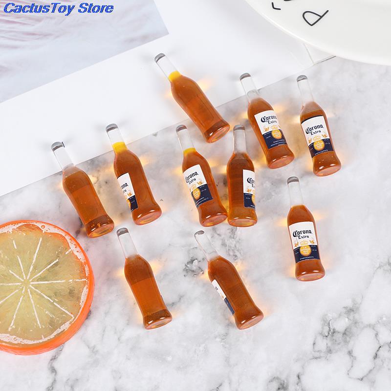 3/5/6/8/10pcs 1/12 Dollhouse Miniature Resin Bottle Simulation