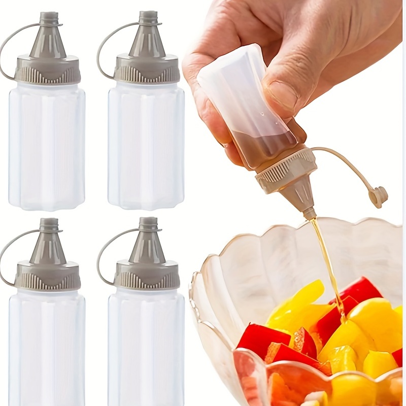 Mini Ketchup Bottles Refillable Condiment Squeeze Bottle - Temu