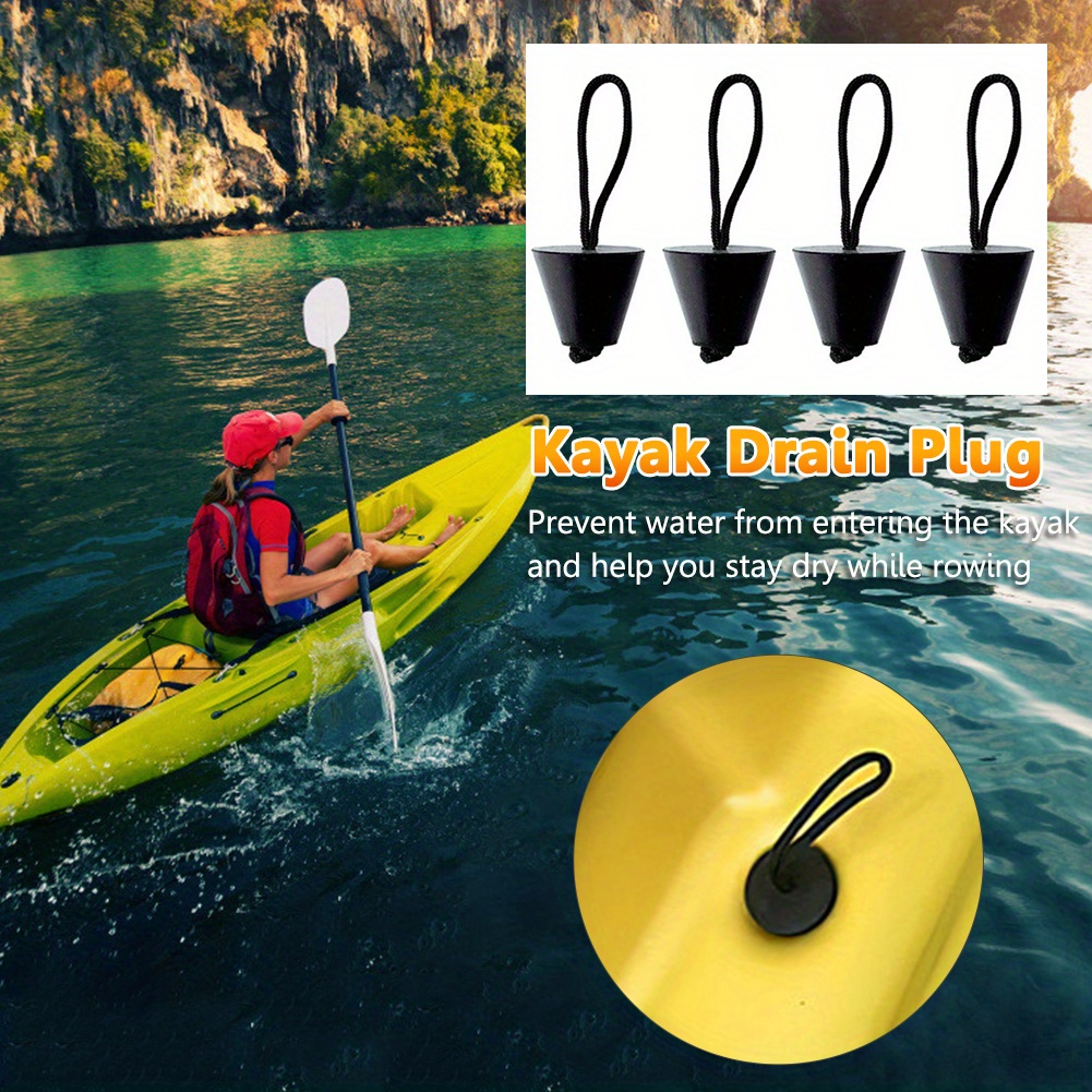 Water Resistant Rubber Kayak Drain Plug Protect Your Kayak from