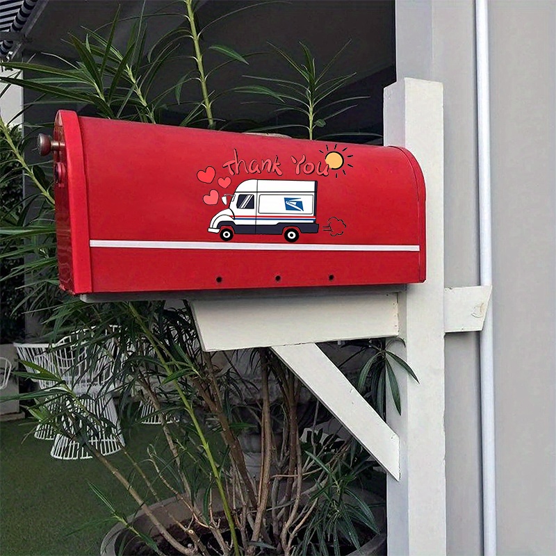 Show Appreciation Usps Mail Carriers Thank Sticker Temu