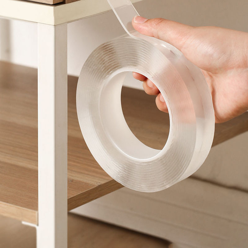 1 cinta Adhesiva Nano Transparente Lavable Reutilizable - Temu