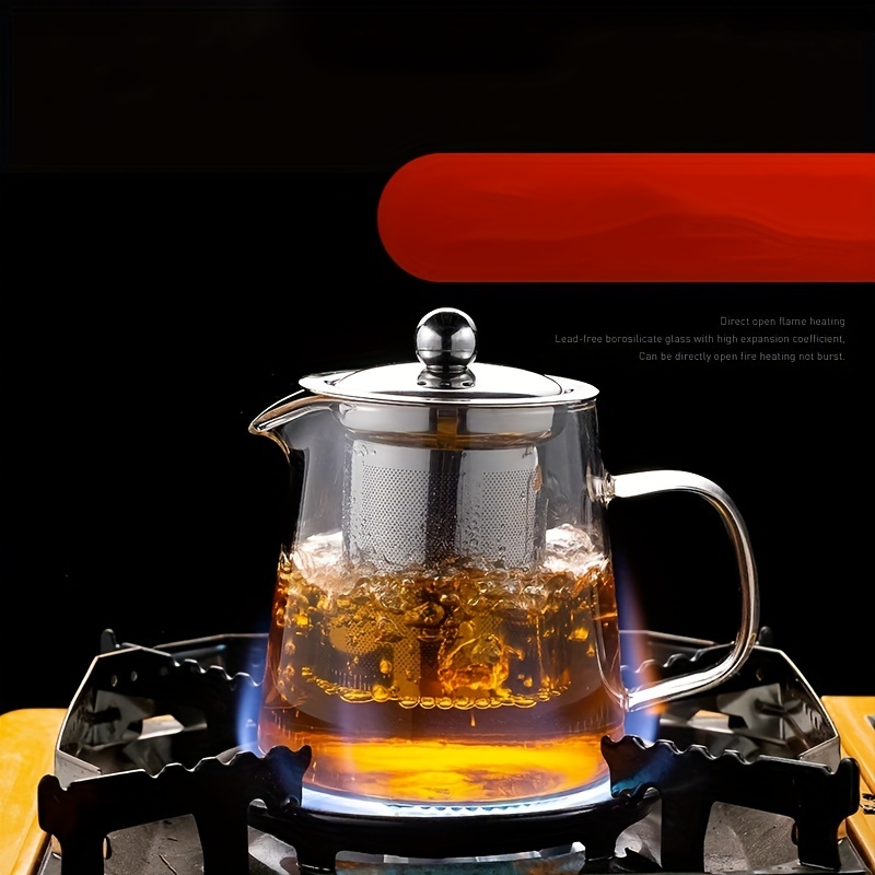 GIANXI Thicken Glass Tea Cup With Handle Transparent Heat Resistant Glass  Tea Cups Chinese Kung Fu Tea Puer Tea Cup Set