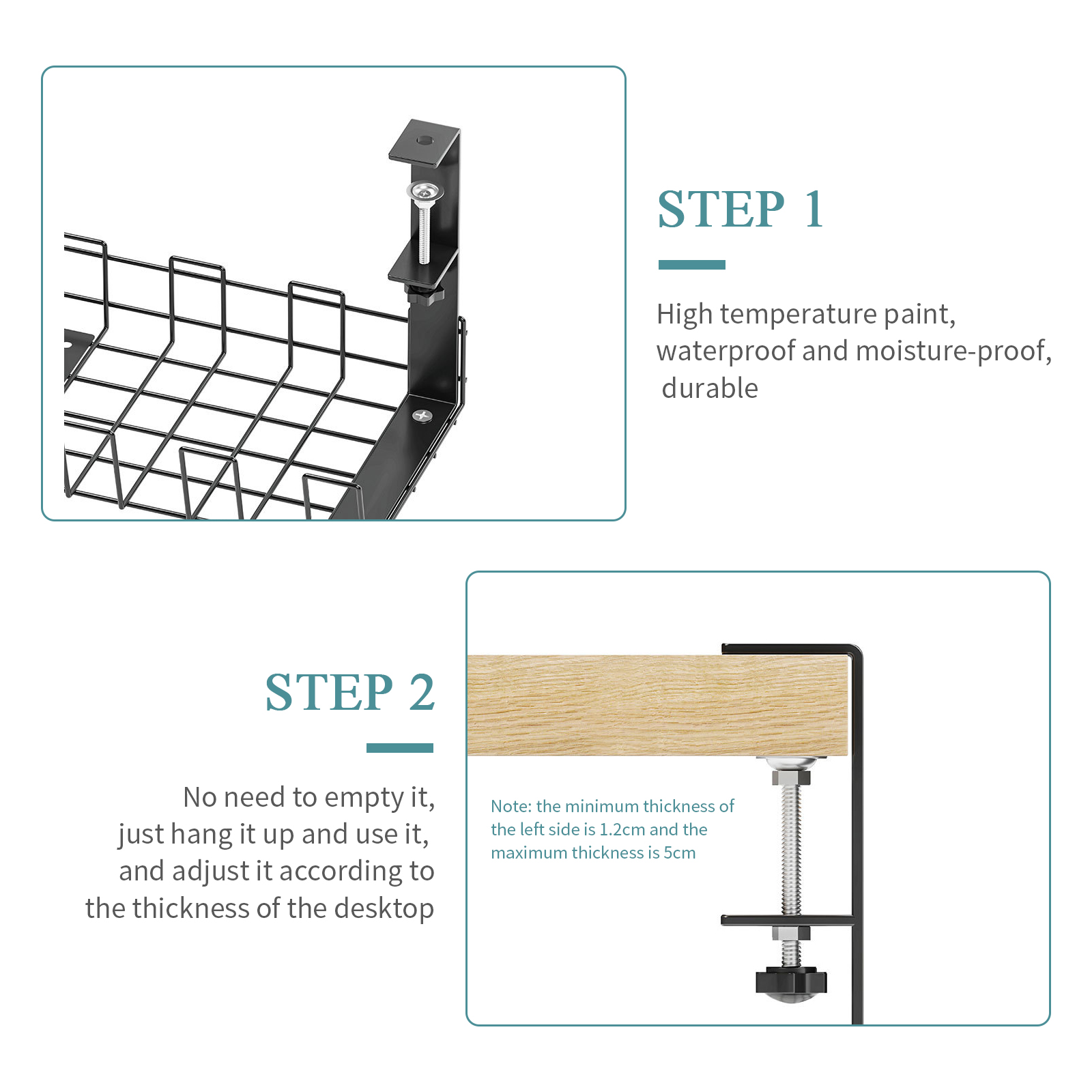 Bathroom Shelves (No-Drill) - Living Simply House