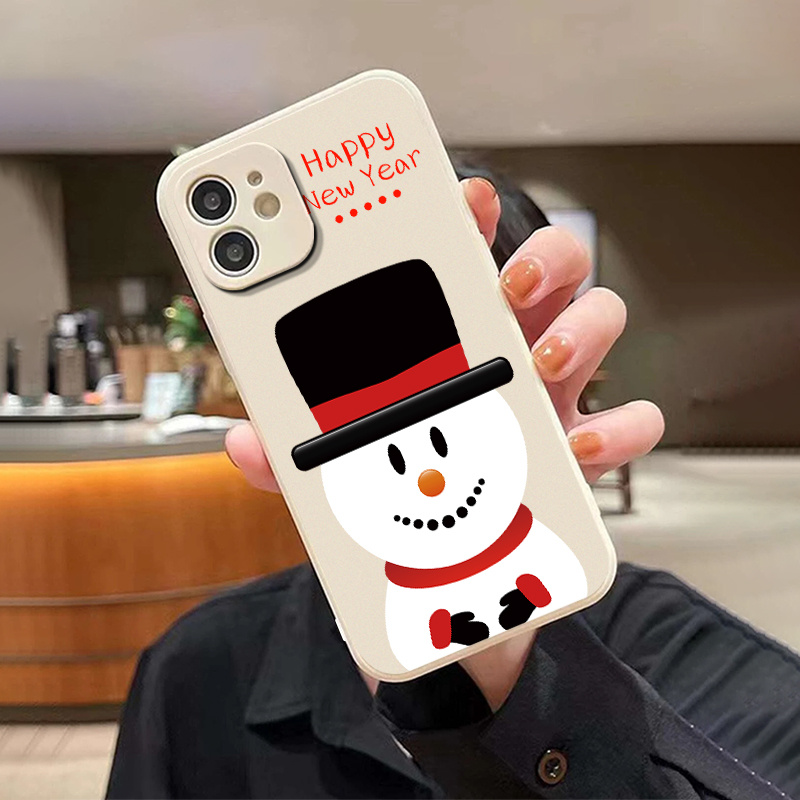 Phone Case Christmas Element Graphic Shockproof Iphone 14 13 Temu