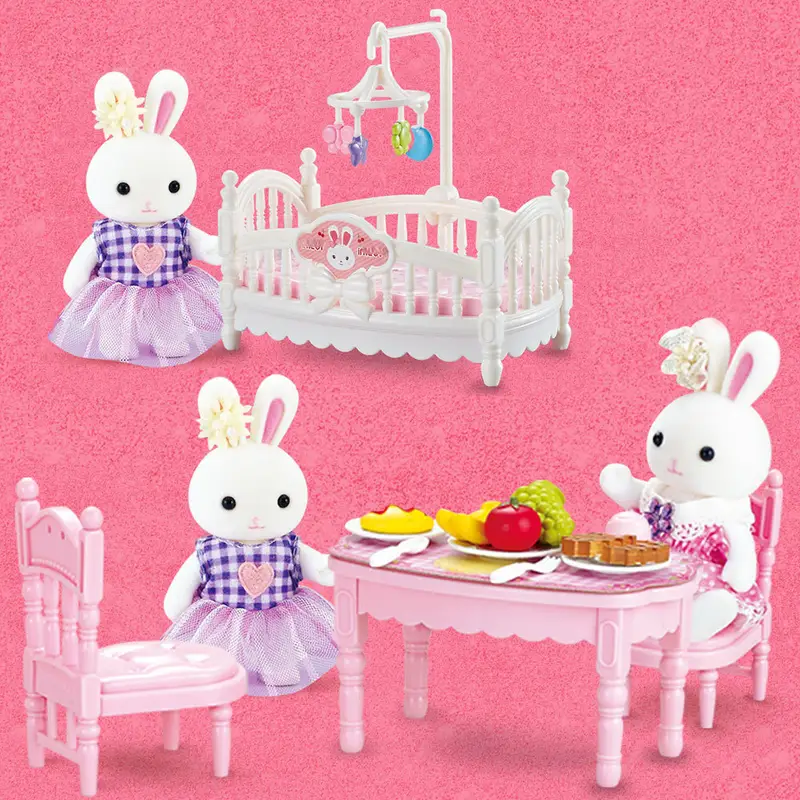 pet scene house toys play furniture home appliances set role playing ...