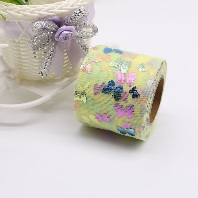 Butterfly Ribbon Bow Hairpins Set - 25 Yards