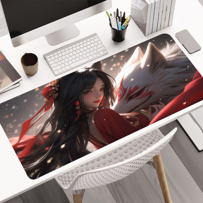 Anime Games Fashion Domineering Girl Large Gaming Mousepad - Temu