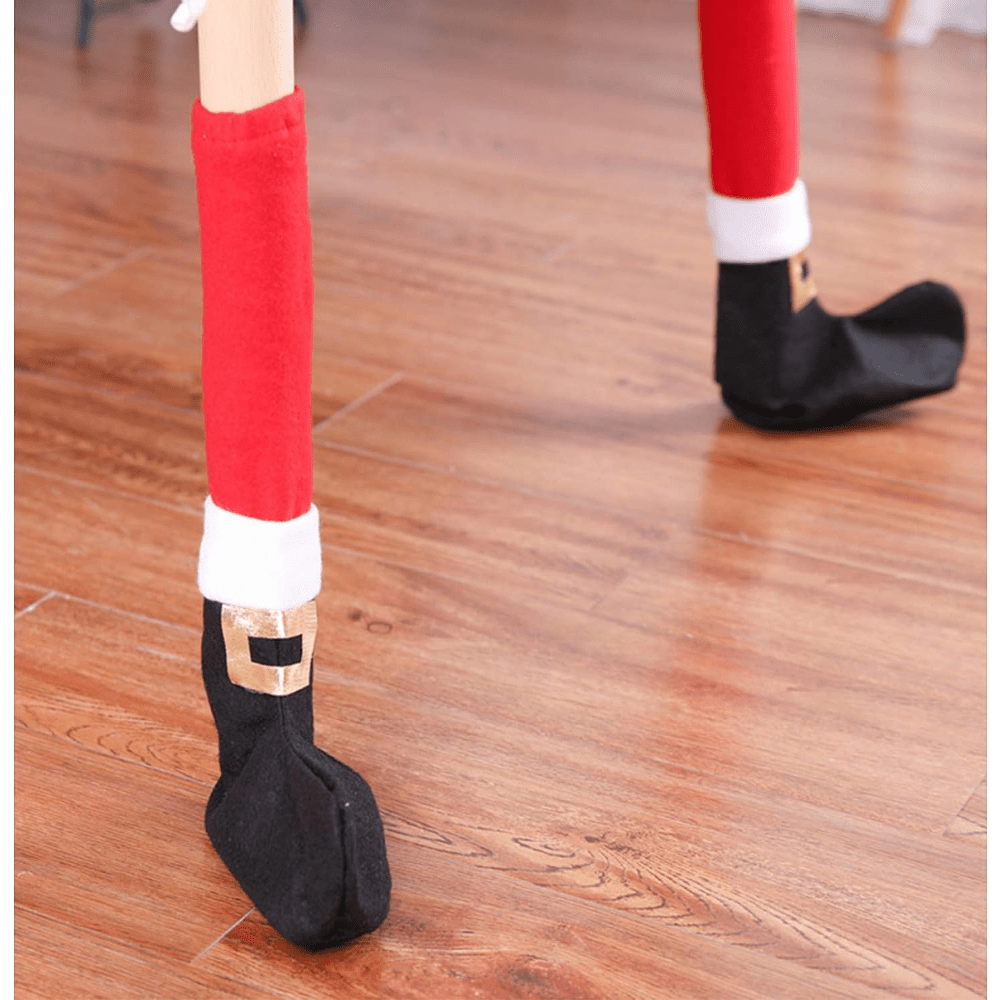 Christmas Leg Cover Table And Chair Legs Socks Christmas Decor Floor  Protectors Christmas Party Supplies Elf Chair Leg Socks Table Feet Table  Feet Covers For Living Room Home Decor - Temu